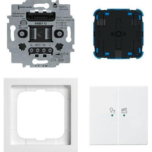 Busch-Jaeger LED-Dimmer 20-240W/ind 10-240W/kap UP Lichtwertspeicher