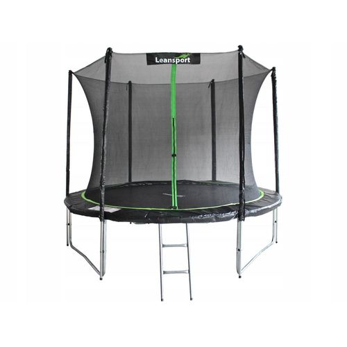 LEAN Sport PRO Trampolin 244 cm, schwarz-gruen