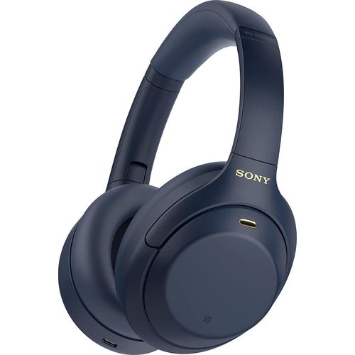 Sony WH-1000XM4 kabellose Bluetooth Noise Cancelling Kopfhörer (30h Akku, Touch Sensor, Schnellladefunktion, optimiert für Amazon Alexa, Headset mit Mikrofon) Midnight Blue