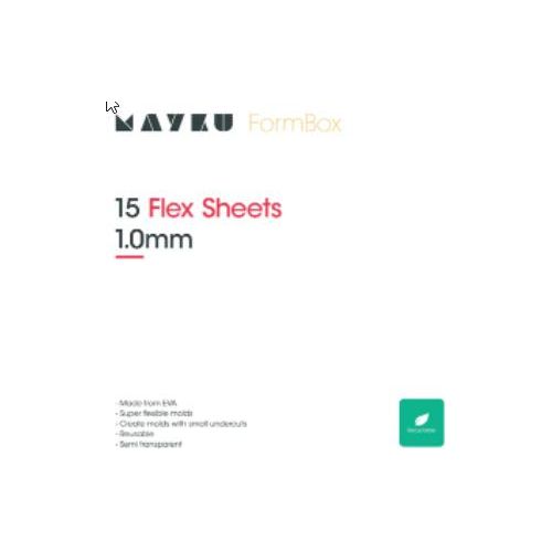 Mayku Flex Sheets 1Mm (15) 3D Tiefziehfolie (Mfbfsa2100)