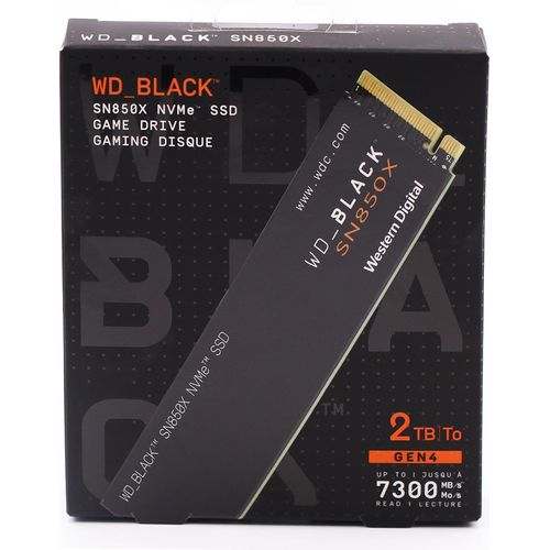 Western Digital Black SSD 2TB SN850 NVMe WDS200T2X0E