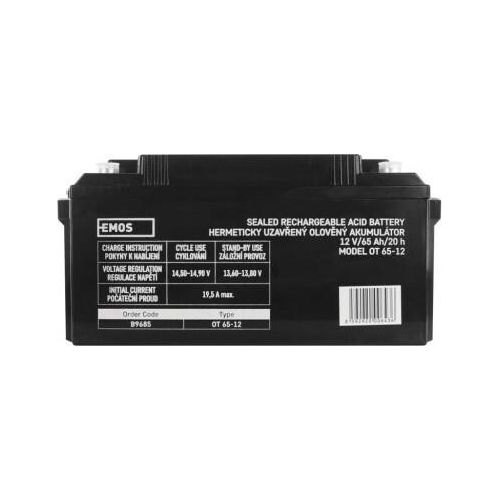 Emos Wartungsfrei bleiern Akkumulator 12 V/65 Ah M8