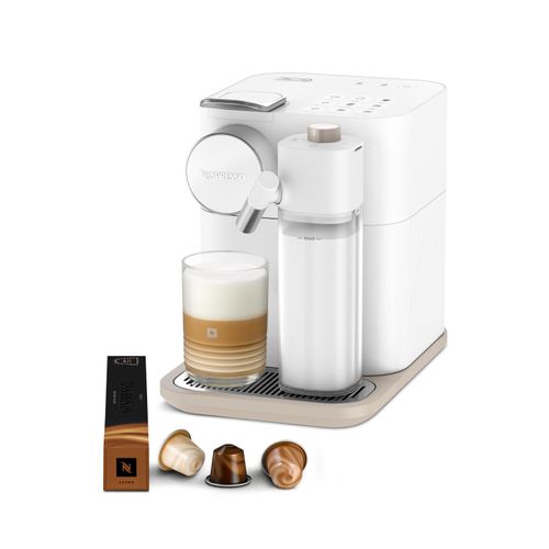 Nespresso De'Longhi Gran Lattissima EN640.B Kapselmaschine mit automatischem Milchsystem | 19 bar | 1400 Watt | Weiß