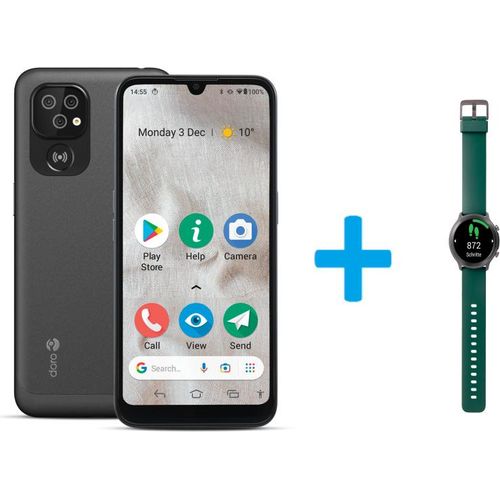 Bundle Smartphone 8100 und Smartwatch Watch grün