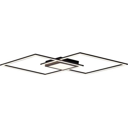 LED Deckenleuchte, schwarz, Serienschalter, L 106 cm