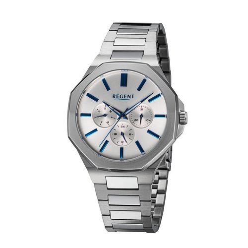Regent Herren Uhr BA-769 Chronograph Edelstahl
