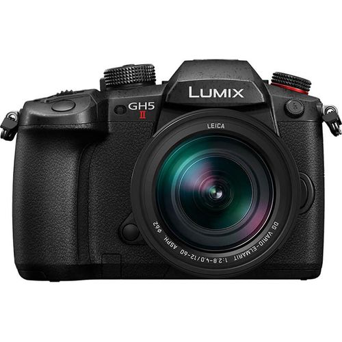 Panasonic Lumix DC-GH5M2LE - EVIL Kamera mit LEICA 12-60 mm/F4 Objektiv (20MP, 4K, Dual-Stabilisierung, Kälte-, Staub- und Spritzwasserschutz de), Farbe schwarz