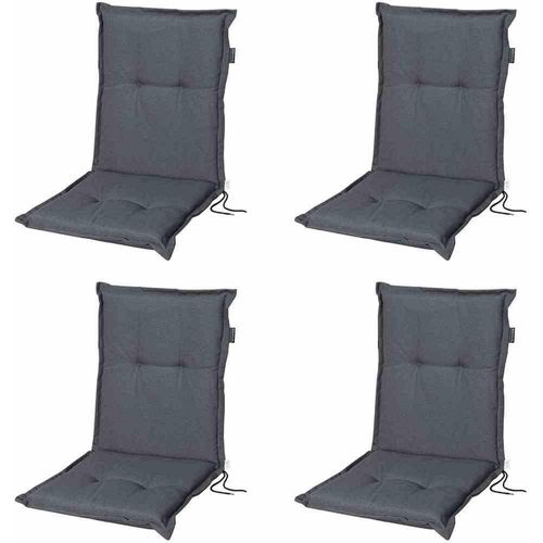 Set 4 x Panama grau A nied 50 % Baumwolle, 45 % Polyester