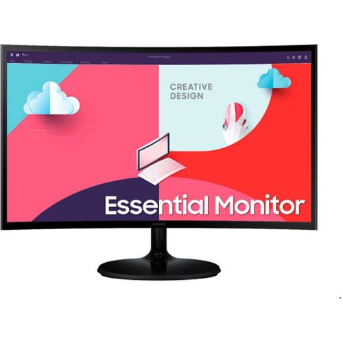 Monitor Essential S36C, Schwarz, 27 Zoll, Full-HD, Curved, VA, 75 Hz, 4 ms