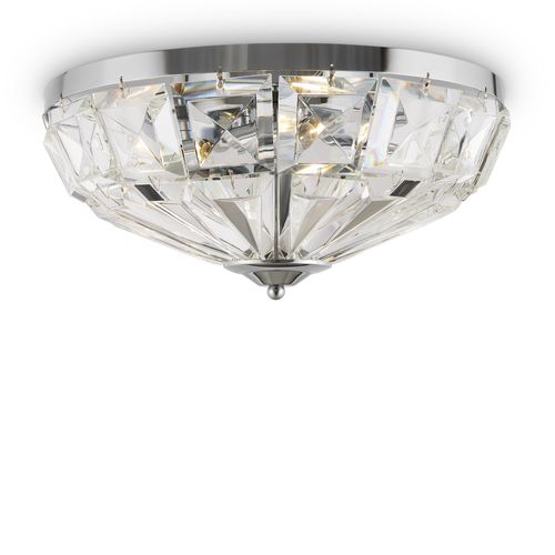 Maytoni Deckenleuchte Facet Silber, 4xE14, exkl. Leuchtmittel