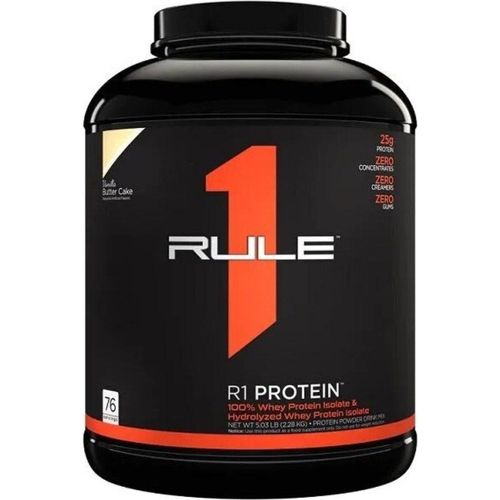 Rule1 | R1 Protein | 100% Whey Isolate & Whey Hydrolysate Vanilla Butter Cake