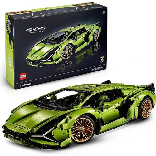 LEGO 42115 Technic Lamborghini Sián FKP 37 Rennwagen, Bauset für Erwachsene, Modellbausatz, Sammlerstück