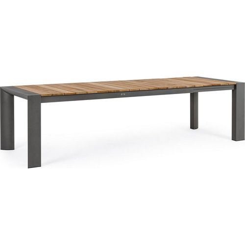 Ausziehtisch Cameron 294 x 100 x 75 cm Aluminium Anthrazit