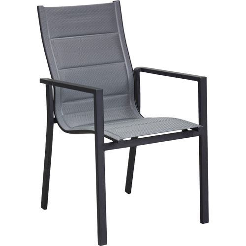 Stapelstuhl outdoor UNICAMO BHT 57x92x68 cm grau Gartenstuhl Klappstuhl