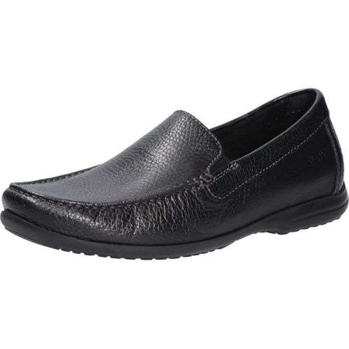Sioux Slipper GILLES Herren Glattleder SchwarzGröße:61/2