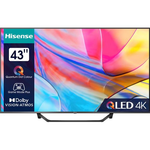 Fernseher 43 Zoll QLED 4K UHD Dolby VisionTAtmos Game Mode Plus Hisense 43A7KQ