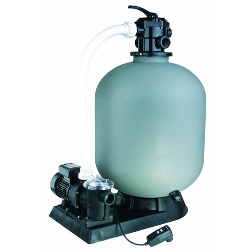 Ubbink PoolFilter - Set 13,0 m?/h f?r Pools < 100m? - ? 600mm - Leistung 17m?/h - 3,5bar - Kap. max. 100kg - 6-Wege-Ventil + Poolmax TP120