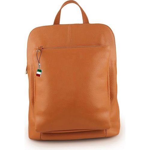 Cityrucksack tan hellbraun Florence Rucksack Leder D2OTF610N
