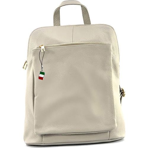 Cityrucksack beige Florence Rucksack Leder D2OTF610C