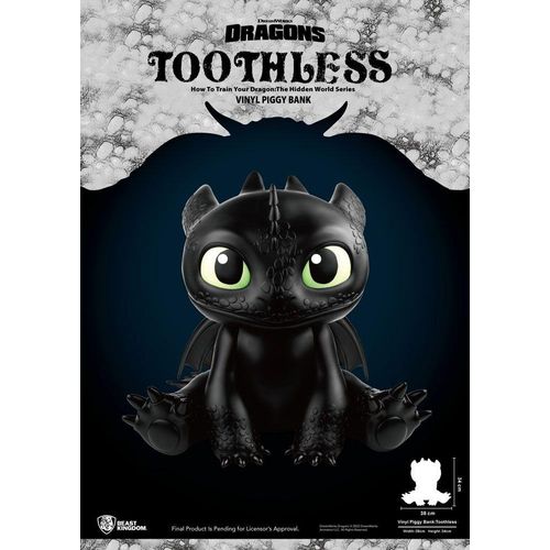 Drachenzähmen leicht gemacht Piggy Vinyl Spardose Toothless 30 cm