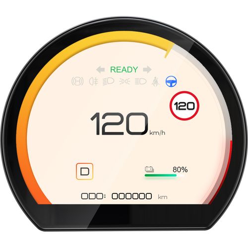 Für Tesla Model 3 / Y Digital Tacho HUD