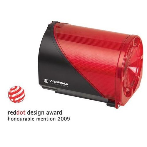 WERMA Kombi-Signalgeber Werma Signaltechnik 444.100.75 Rot 24 V/AC, 24 V/DC 110 dB