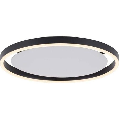LED Deckenleuchte, anthrazit, dimmbar, D 39,3 cm
