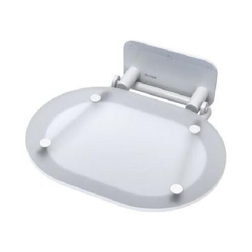 Ravak Ovo Chrome - Kippsitz 410x375x130 mm, Chrom/Weiß B8F0000028