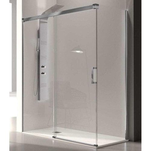 Duschwand mit Schiebetür GLASÉ chrom - 135 cm ohne Seitenstück Glas 8/6 mm