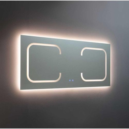 180x80 rechteckiger Badezimmerspiegel mit LED-Beleuchtung