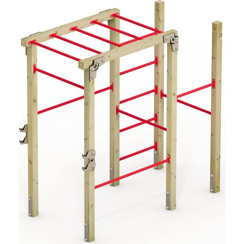 WICKEY FIT Base 605 – Outdoor-Fitnessgerät – rot