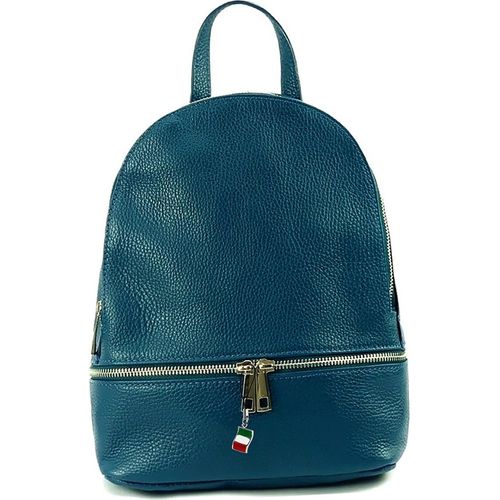 Cityrucksack türkis Florence Rucksack Leder D2OTF612T