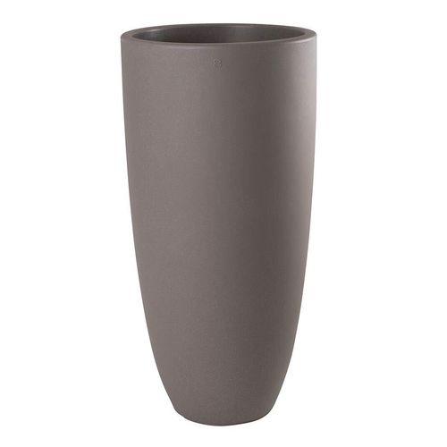 Beleuchteter Pflanztopf Shining Curvy Pot XL (Taupe)