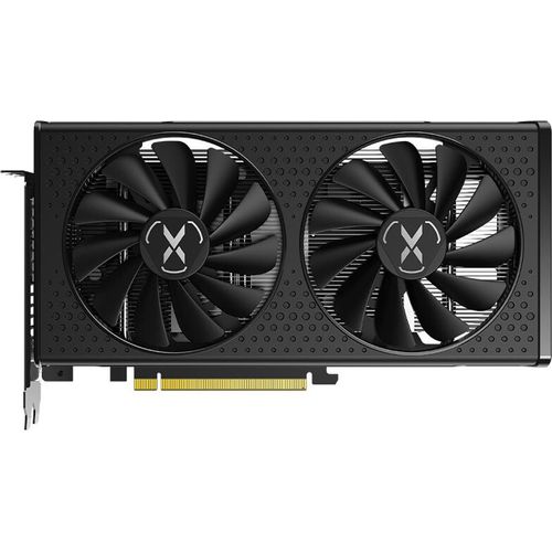 (XFX) RX 6600 8G Black Wolf Edition-Grafikkarte, Computer-Grafikkarte, 8 GB/128 Bit/GDDR6-Videospeicher, 10 cm Stummschaltung, Dual-Lüfter-Backplane, durchgehende Wärmeableitung