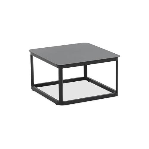 Gartentisch Maltax 60x60 cm Tischplatte und Gestell aus Aluminium in Anthrazit