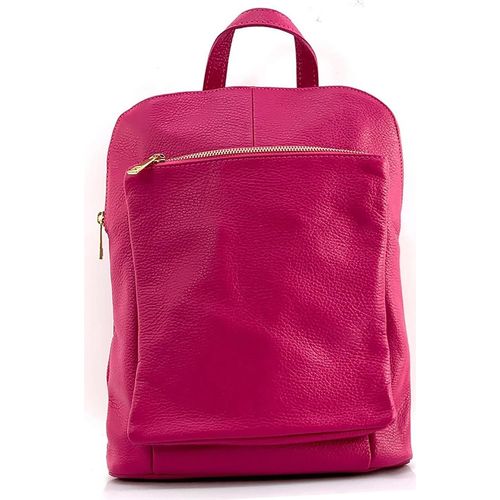 Cityrucksack fuchsia pink Florence Rucksack Leder D2OTF610P