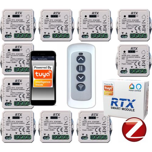 10x TUYA Rollladensteuerung Zigbee-Fernbedienung RFRCM GRATIS