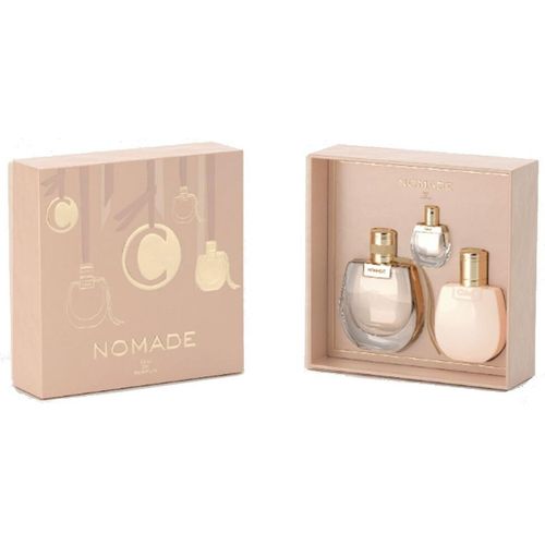 Chloé Nomade Geschenkset – 75 ml Eau de Parfum Spray + 5 ml Eau de Parfum Spray + 100 ml Bodylotion – Geschenkset für Damen
