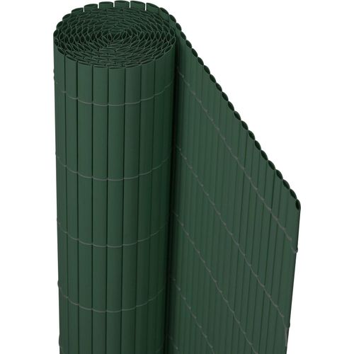 jarolift PVC Sichtschutzmatte Standard, Sichtschutz Garten Balkon Terrasse, Sichtschutzzaun Balkonverkleidung Zaunblende, grün , 140 cm x 1000 cm