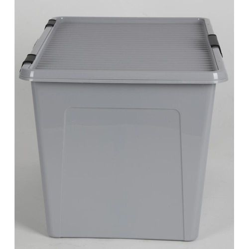 14x Scharnierbox 52L Bunt 60x40x35cm Deckel Aufbewahrung Spielzeugkiste Farben
