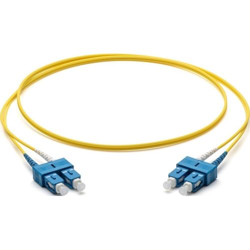 Corning Glasfaser Patchkabel 2x 2.0 mm - Singlemode Duplex: SC UPC Duplex auf SC UPC Duplex, 3m (Gelb) - SMF Ultra