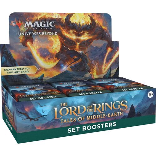 Wizards Of The Coast Set Booster Display The Lord Of The Rings English Magic The Gathering Sammelkarten Durchsichtig Durchsichtig One Size