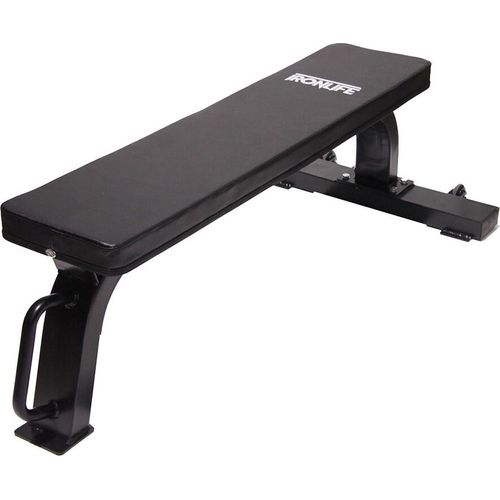 Hantelbank gerade Flachbank IRONLIFE Heavy Duty Stahlrahmen