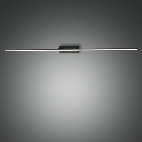 Fabas Luce LED Bad-Wand/Spiegelleuchte Nala 60x105mm 20W Warmweiß IP44 Schwarz