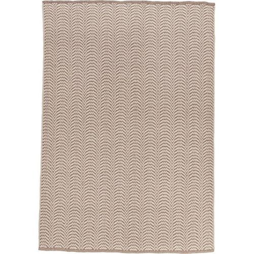 Outdoor Teppich Dadra 170x240cm in Braun gemustert Handgemacht 100% Polypropylen