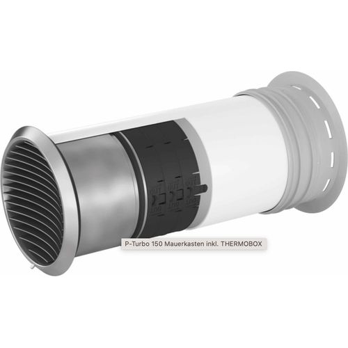 NABER PRIME flow Turbo P-Turbo 150 Mauerkasten inkl. THERMOBOX, Edelstahl