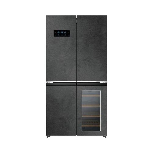 French Door Kühlschrank Weinkühlschrank Wolkenstein WCD595EWTSNF ST BxHxT 90,5 x 182 x 72 cm Kühlteil 385 l Gefrierteil 105 l für 34 Stück Flaschen