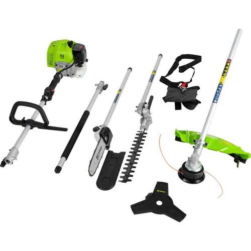 ZIPPER ZI-GPS252 Gartenpflegeset Motorsense Trimmer Heckenschere Astsäge
