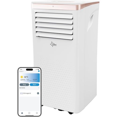 Coolfixx 9000 BTU Klimagerät im Design rosé mit App