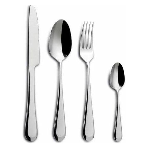Comas Besteck-Set Maranta 24-tlg., Tafelbesteck, Edelstahl 18/10, Silberfarben, 6496